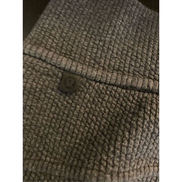 Lululemon Ribbed Straight Leg Super-High-Rise Crop 23" heathered black size 4 - Picture 4 of 6